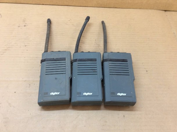 Digitor Handsfree FM Transceivers (Lot of 3)