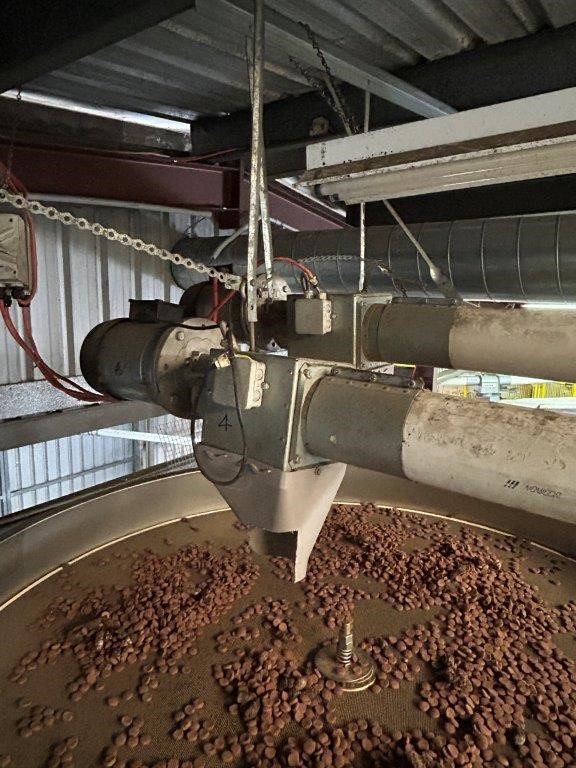 2 x Long Flexi Conveyor Augers With End-Mounted Motors