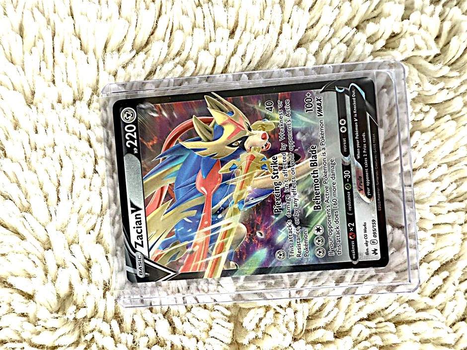 2023 Pokémon Zacian V 095/159 Crown Zenith