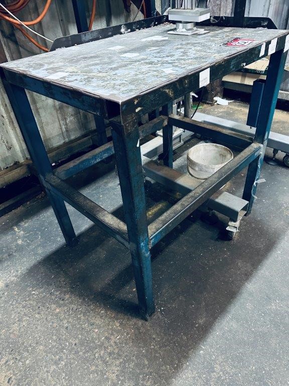 2 x Fabricated Workbench Tables