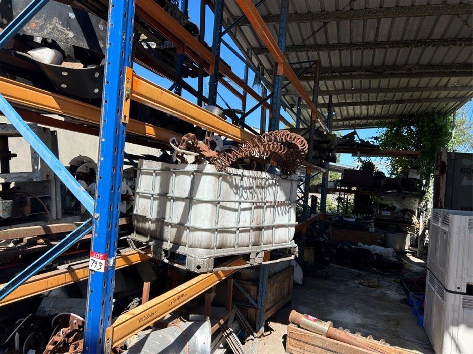 3 x Pallet Racks Including Contents