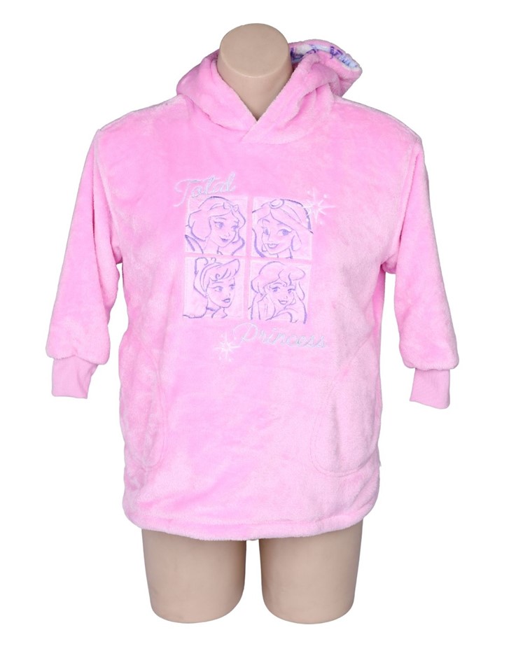 DISNEY Princess Kids' Reversible Snoodie, Size 4/6, Pink (Princess). NB: ho