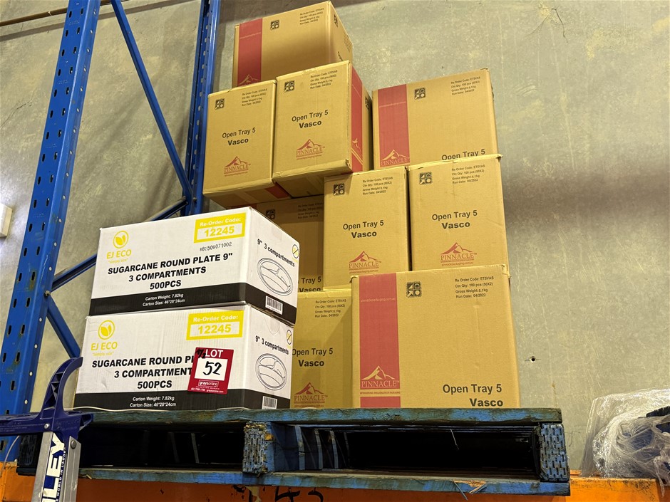 Assorted Hospitality and Food Packaging Supplies