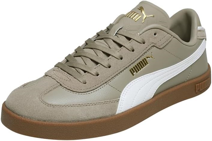 PUMA Unisex Club II Era Shoes, Size US9.5 / EU42.5, Ice Coffee/White. RRP: