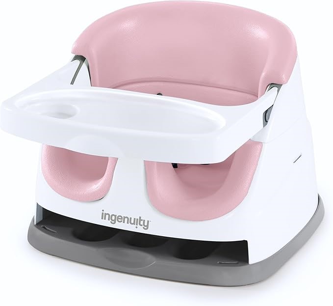 INGENUITY Baby Base 2-in-1 Booster Feeding and Floor Seat with Self-Storing