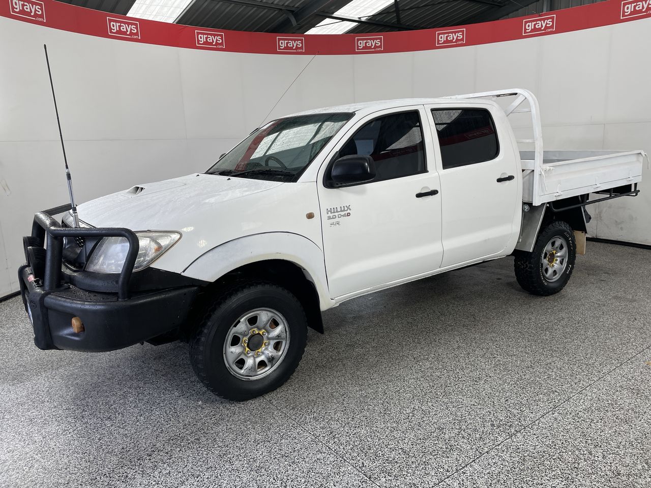 2008 Toyota Hilux SR (4x4) KUN26R Turbo Diesel Manual Crew Cab Chassis