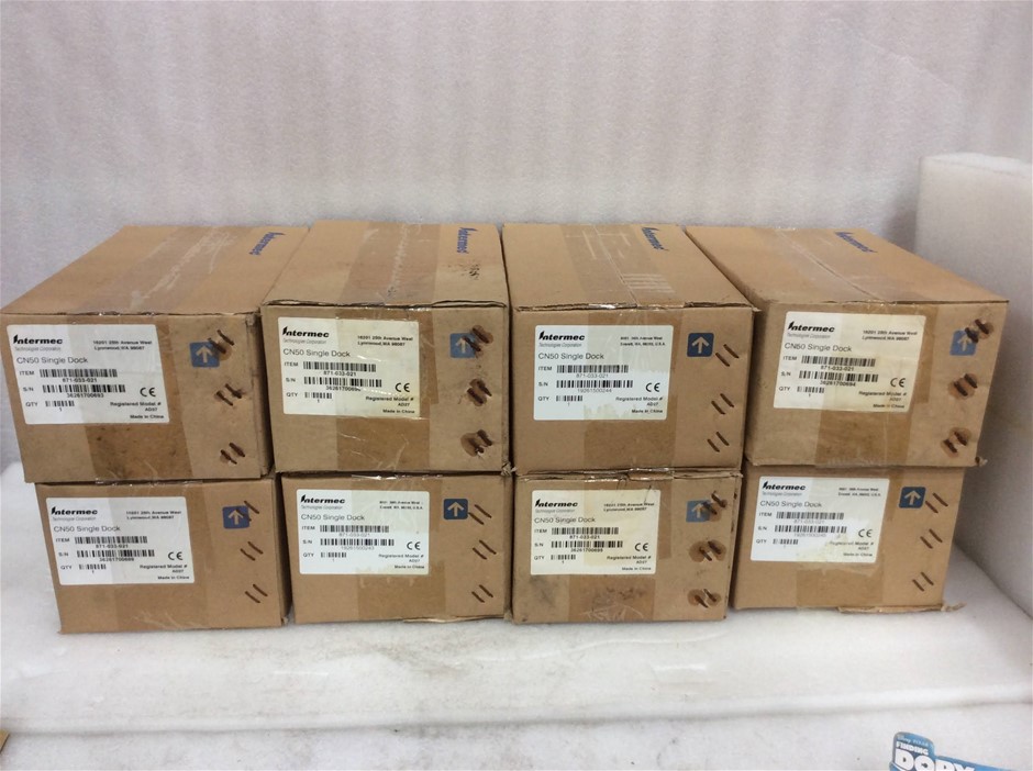Intermec CN50 Single Dock - New (Lot of 8)