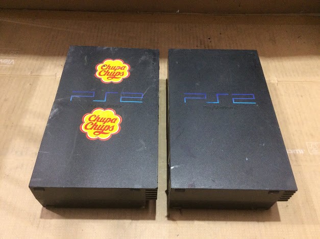 Sony PlayStation 2 SCPH-30002 R Mixed Model Consoles (Lot of 2)
