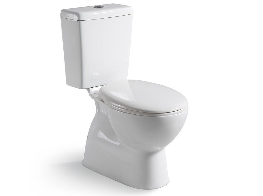 WATERMARK Close Coupled Toilet with Soft Close Quick Release Seat White/Chr