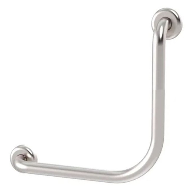 2 x Stainless Steel Angled 450 x 450mm Grab Rail.