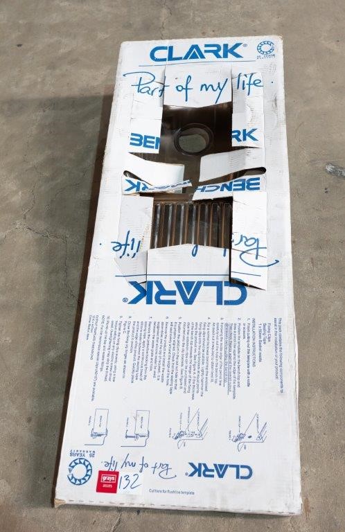 CLARK Stainless Steel Bench Top Sink, Single Bowl, approx.. 1400 x 460mm.