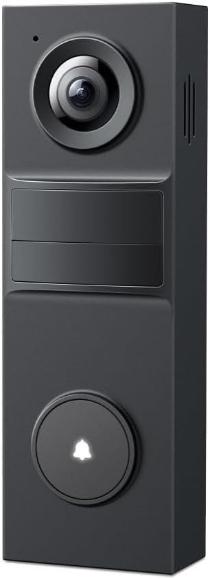 TP-Link Smart Battery Video Doorbell, Home Security System, 2K, 160° FOV, F