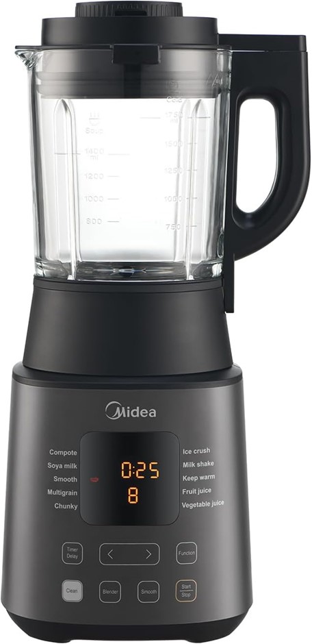 MIDEA Multifunctional Cooking Blender, Heat up to 100 degrees, Blend and He