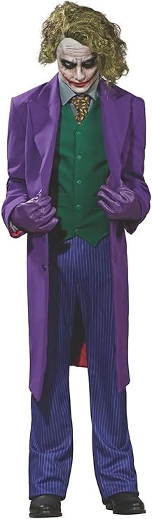 RUBIES Men's Grand Heritage Joker Dark Knight Batman Adult Costume, Large(F