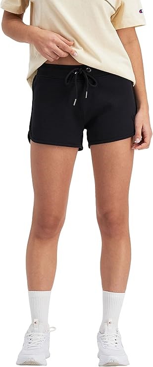CHAMPION Women's Rochester Tech Short, Size L, Black (BLK), CRL9N. RRP: $49