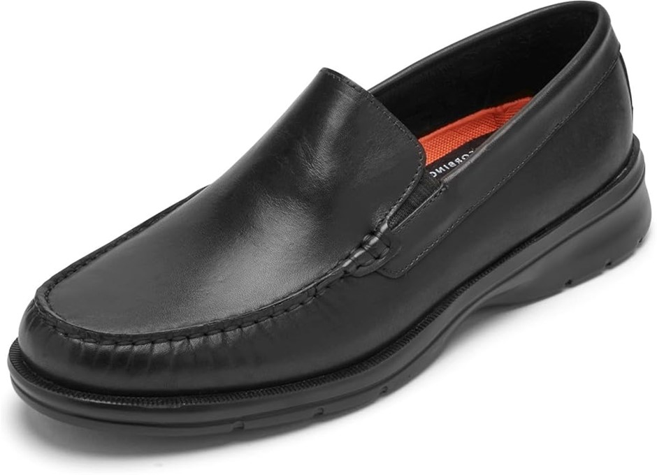 ROCKPORT Men's Palmer Venetian Loafer, US6.5W/EU39, Black, CI3100. Buyers