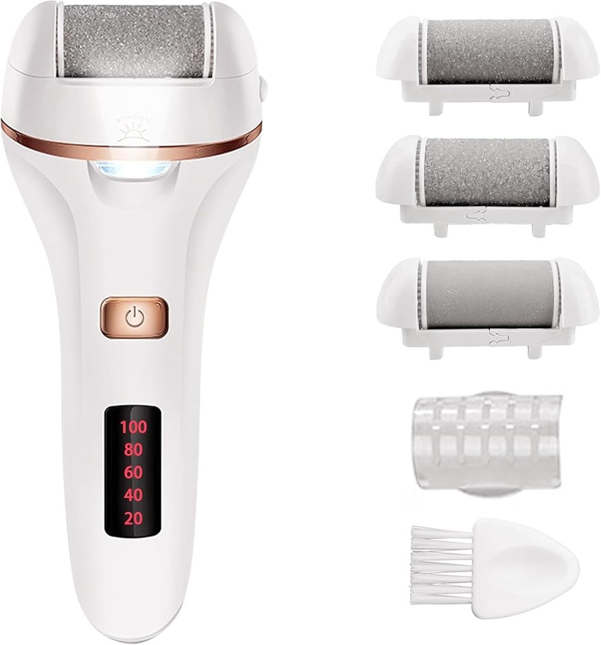 Professional Electric Callus Remover for Feet - Rechargeable Foot File & Sc