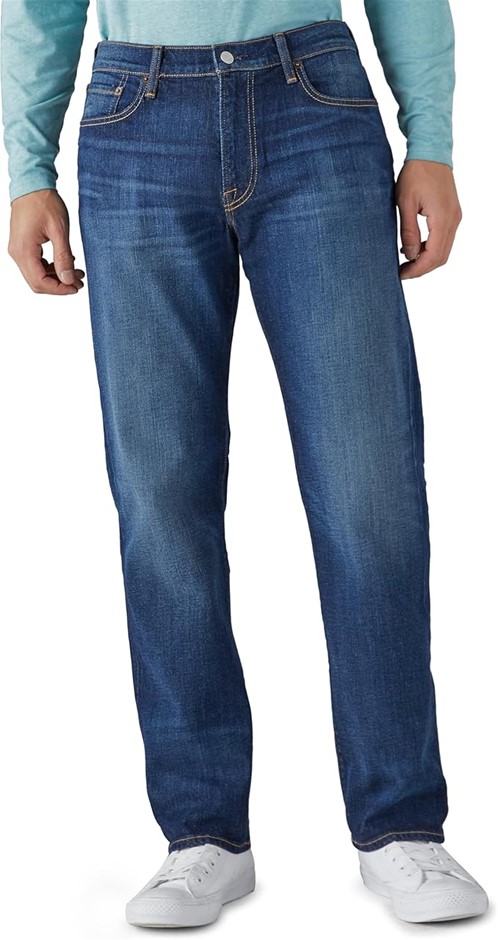 LUCKY BRAND Men's 363 Vintage Straight Jean, 38W x 32L, Alamo, 7M12614. RRP