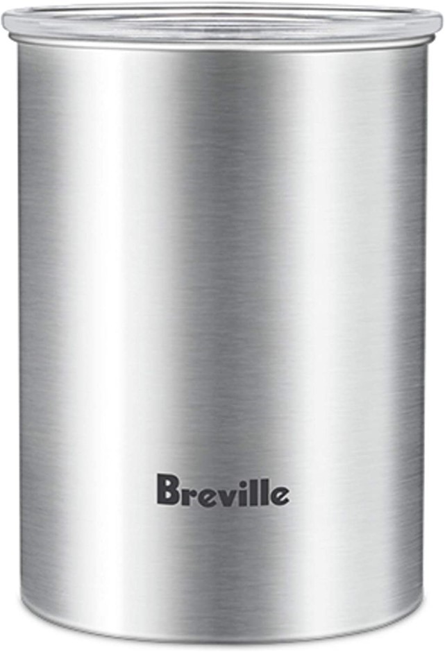 BREVILLE The Bean Keeper Coffee Canister, Silver, BES030BSS.