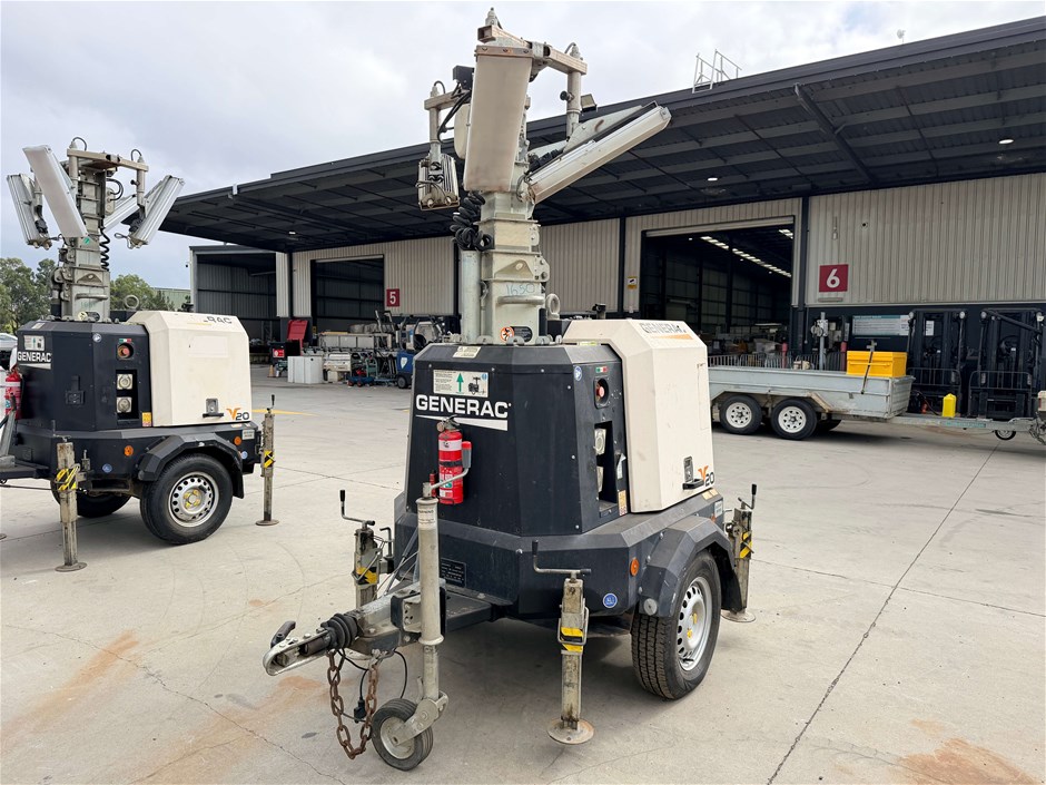 <p>2018 Generac V20 Single Light Tower Trailer</p>