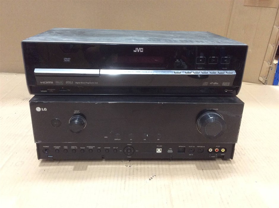 JVC XV-THD5 DVD Receiver + LG AR702BR AV Receiver
