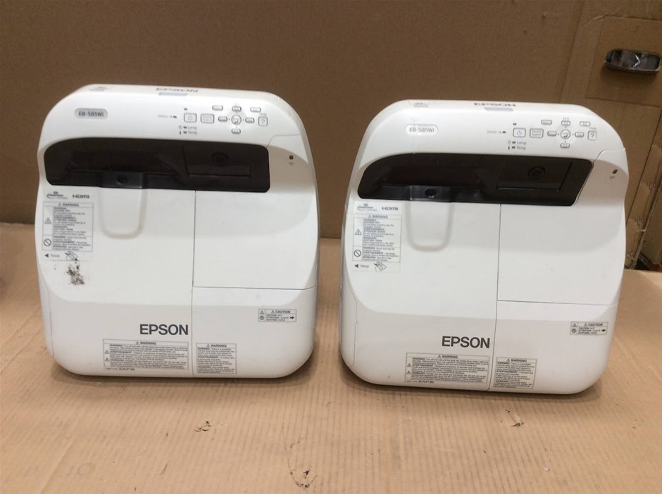 Epson EB-S05W LCD Projector (Lot of 2)