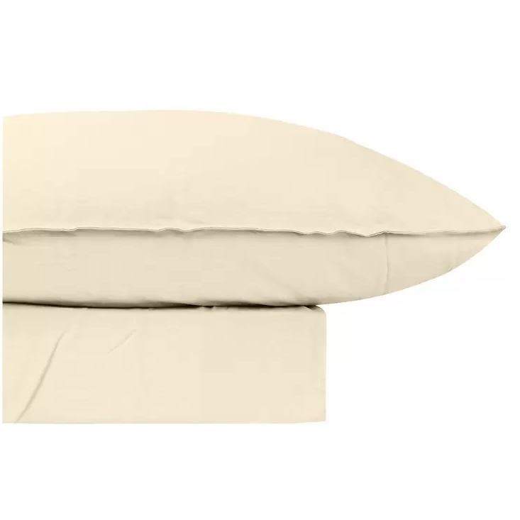 ODYSSEY LIVING 4pc Bamboo Linen Sheet Set, King, Natural Cream. N.B: Not in
