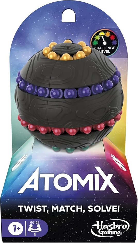 Hasbro Gaming Atomix Game for Kids, Teens, and Adults | Brainteaser Puzzle