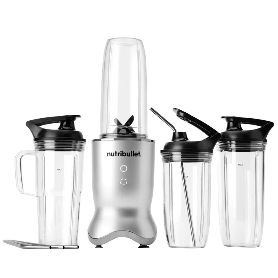 NUTRIBULLET Ultra 1200 Pack, Silver, Model NB07500-1214S. NB: Minor use.