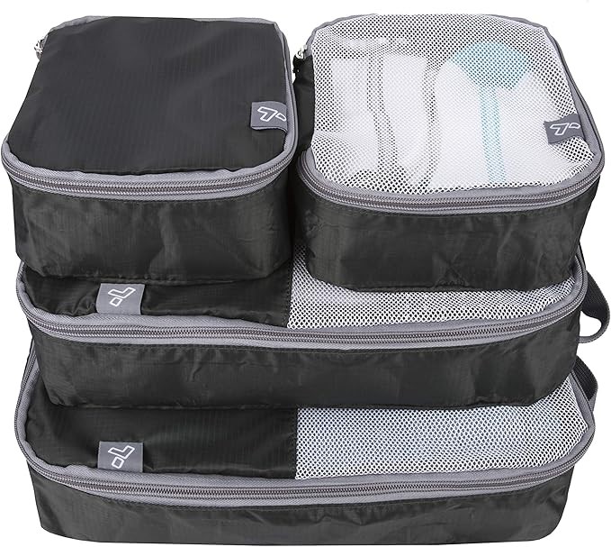 Travelon Set of 4 Soft Packing Organizers, Set of 4 Soft Packing Organizers