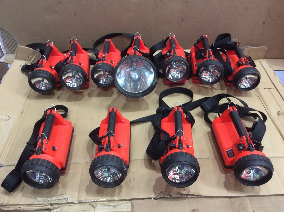Litebox Streamlight Portable Searchlight Flashlight (Lot of 11)