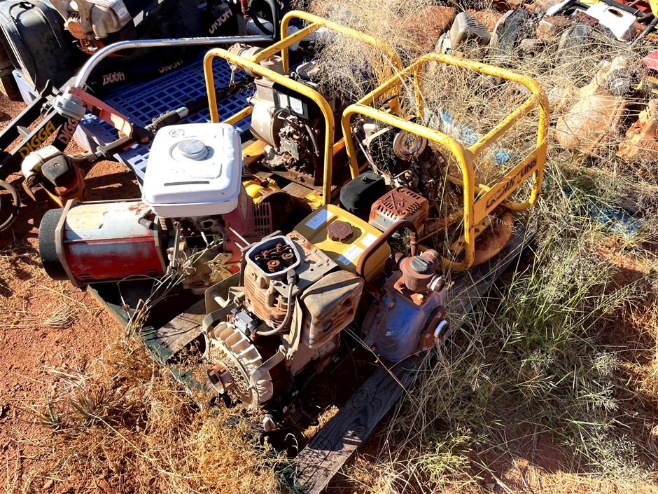 Pallet of Pumps and Small Engines