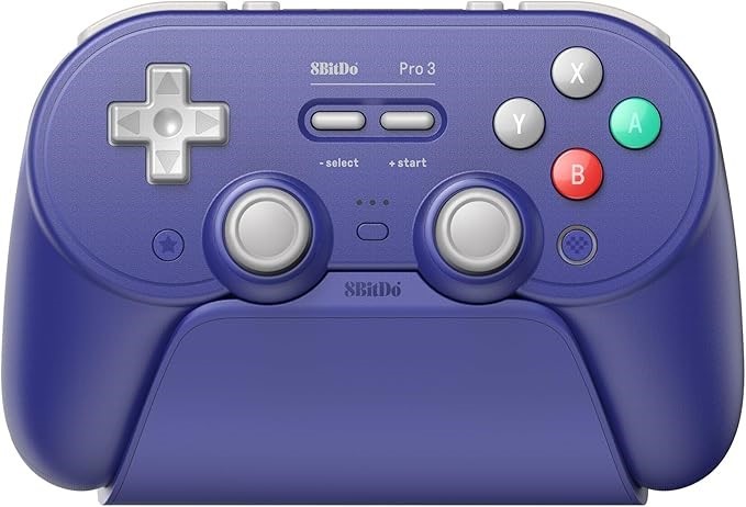 8BITDO Pro 3 Bluetooth Controller for Switch/Switch 2 – TMR Joysticks, Swap