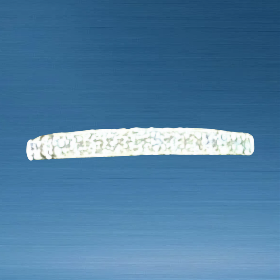 HALF DIAMOND SET RING WHITE GOLD NATURAL DIAMOND