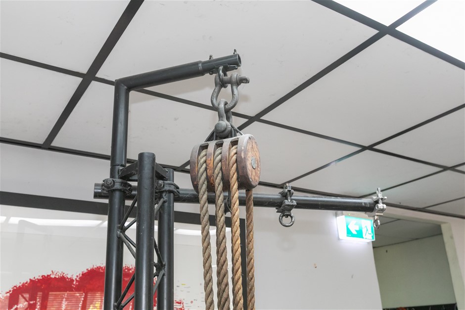 Boston and Lockport Block Co Vintage Block And Tackle (Circa 1930s)