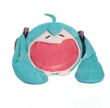 Anime Hatsune Miku Cosplay Plush Backpack