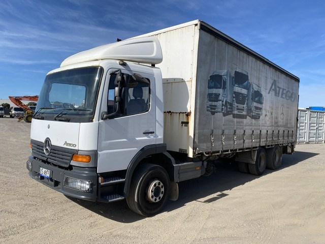 2003 Mercedes Benz Atego 6 x 2 Curtainsider Rigid Truck