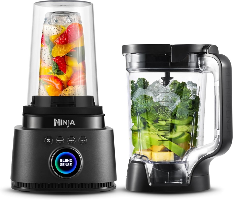 NINJA Stealth IQ Duo Power Blender Pro + Single Serve. NB: Minor use.