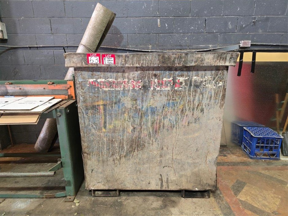 Scrap Metal Bin and Contents