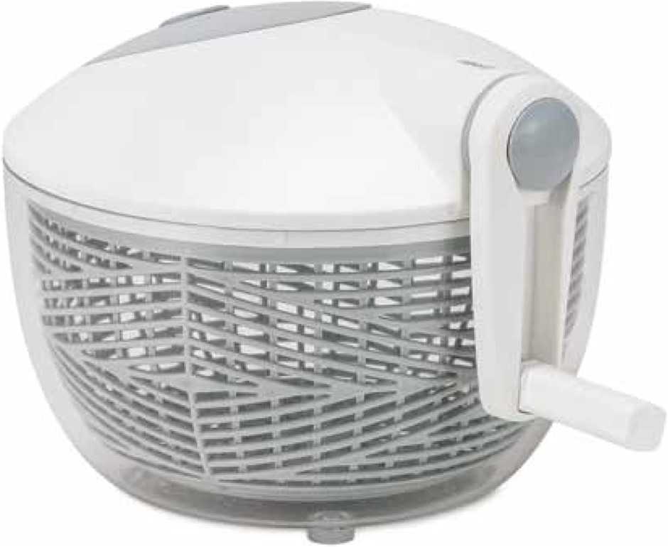 AVANTI Deluxe Salad Spinner, White, 21 cm, 2.5 Litre. NB: Slightly damaged