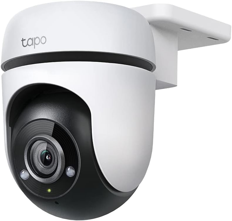 TP-Link Tapo Outdoor Pan/Tilt Security WiFi Camera, 360° Visual Coverage, M