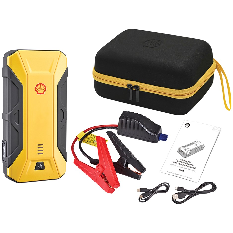 SHELL 12000mAH Jump Starter & Power Supply Bank.