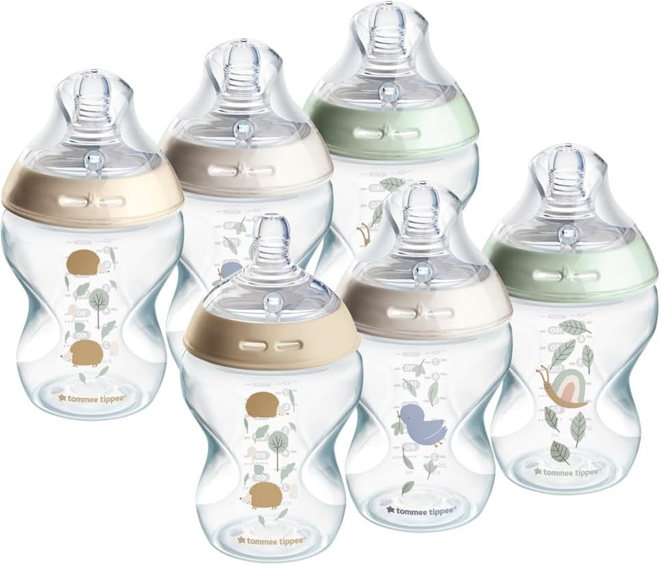 TOMMEE TIPPEE Baby Bottles, Natural Start Anti-Colic Baby Bottle with Slow