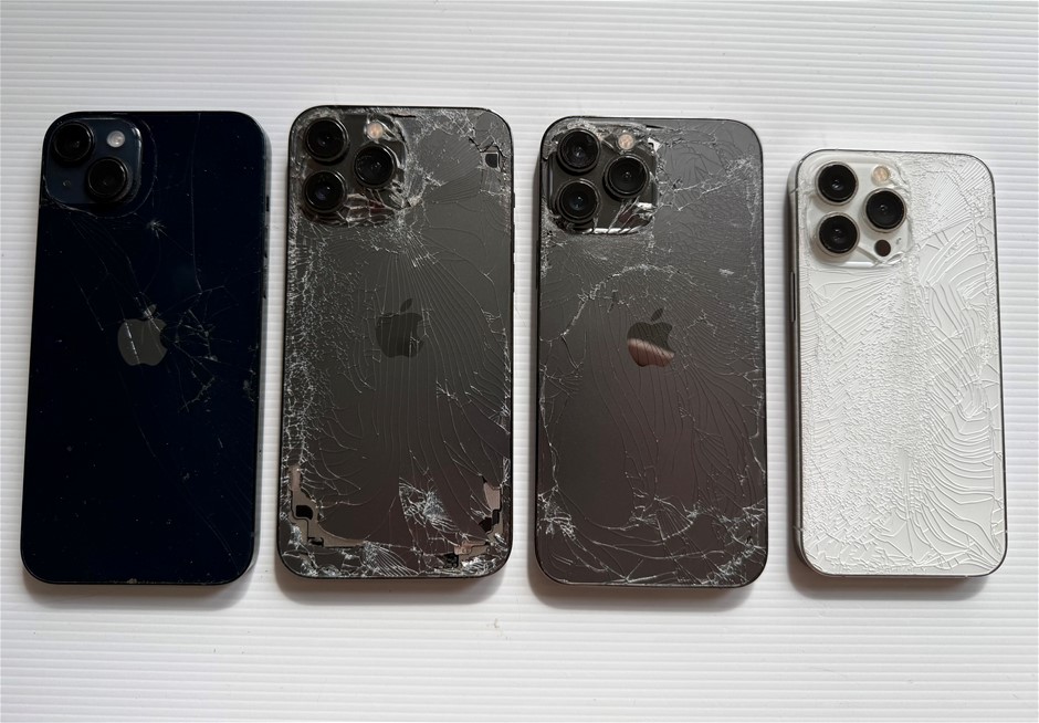 Apple iPhone 14 Plus / 13 Pro Max / 13 Pro - For Parts (Lot of 4)