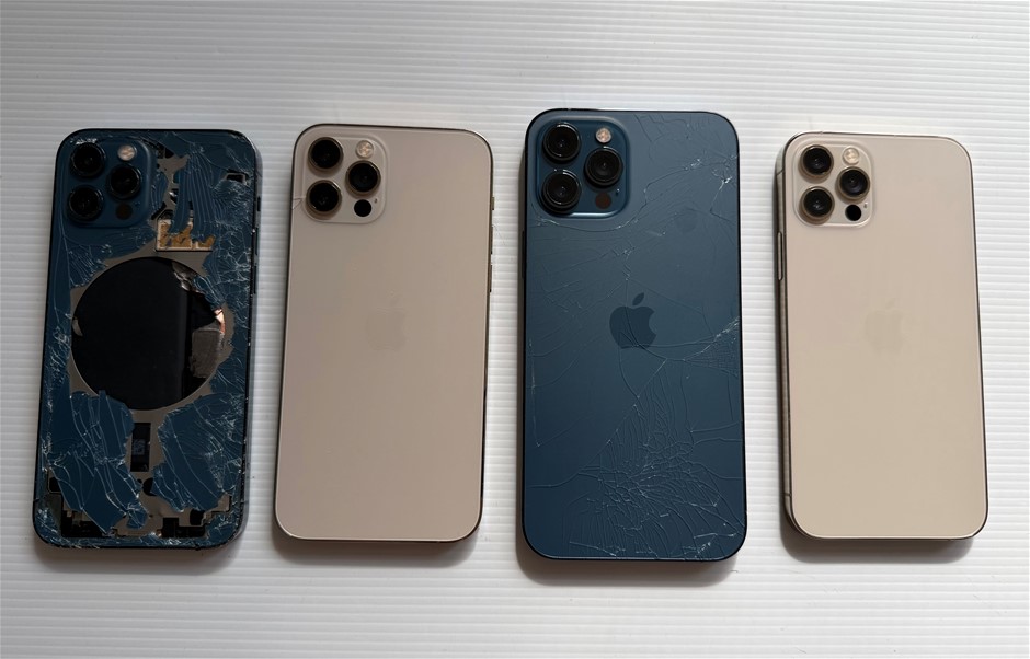 Apple iPhone 12 Pro 256Gb / iPhone 12 Pro Max 512Gb - For Parts (Lot of 4)
