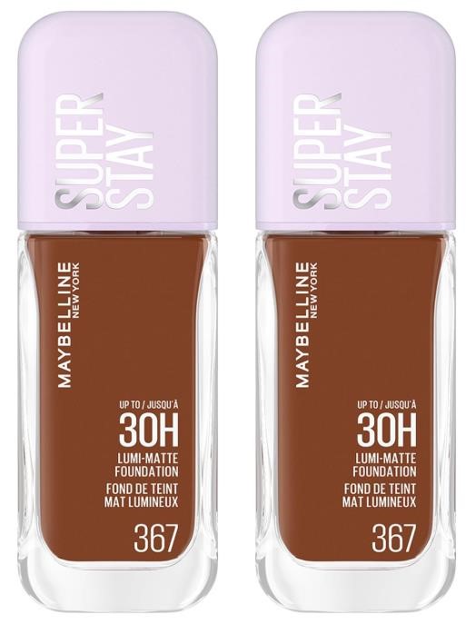2x Maybelline New York Super Stay up to 30H Lumi-Matte Foundation with Amin