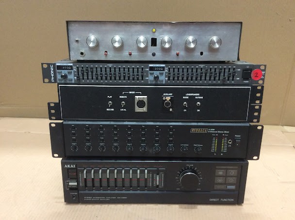 Phonic GEQ1502F Graphic Equalizer&TEC SOUND Audio Amplifier&Redback A 4430