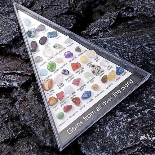 36pcs Healing Crystals & Stones Set Chakra Quartz Gemstones