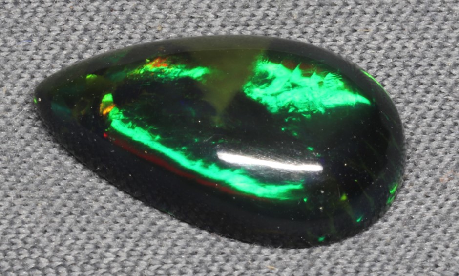 Solid Black Opal, weight 2.85 carats