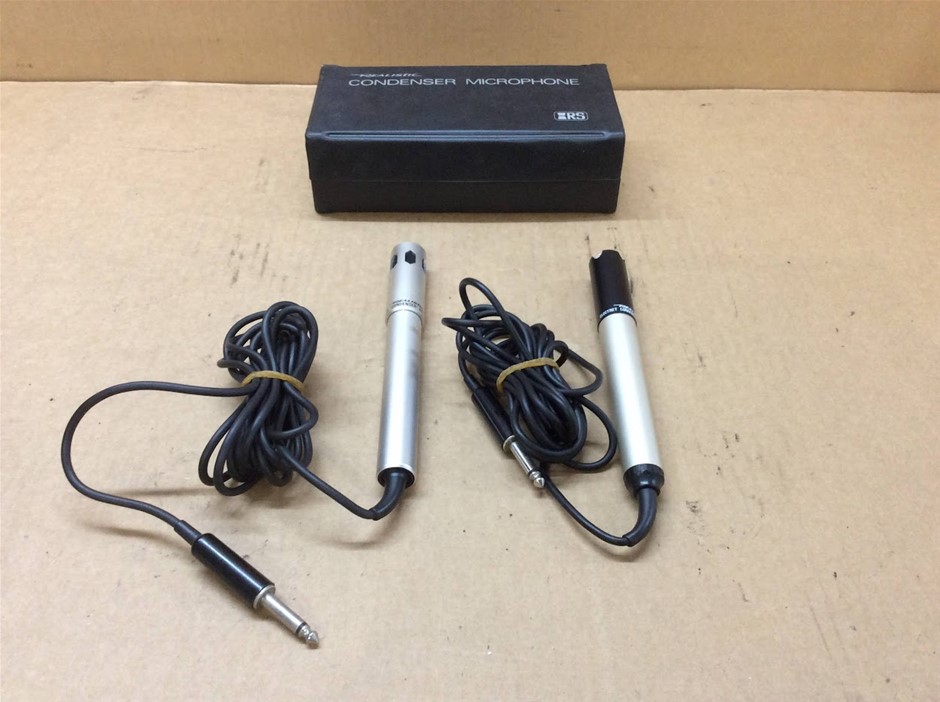 Realistic Condenser Microphone (Lot of 2)